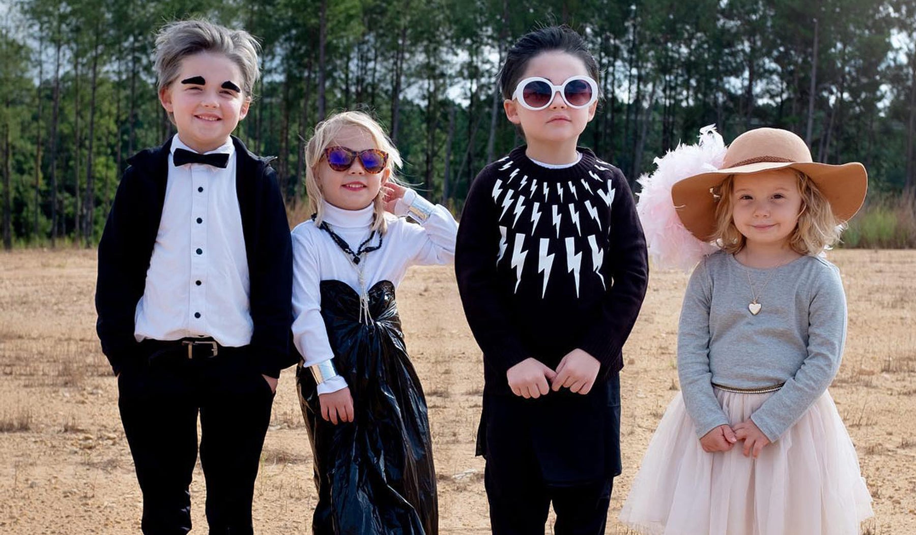 Lauren Mancke kids dressed in Schitt's Creek costume